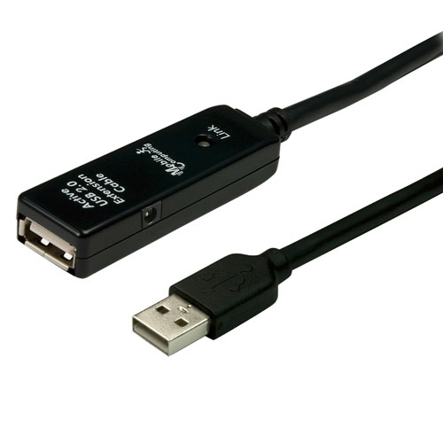 USB2.0 アクティブ延長ケーブル(Aオス・Aメス)